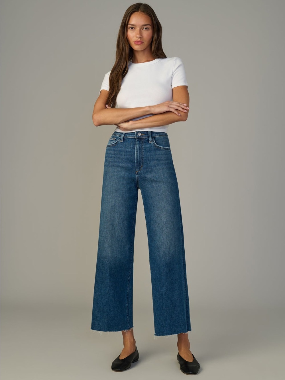 Joe’s Jeans The Mia High Rise Wide Leg Jeans – Empower Wash – Size 28